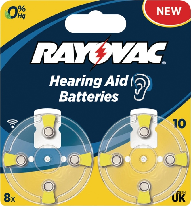 Rayovac Zink-Air Batteri Pr70 1.4 V 8-Bobler i gruppen HJEMMEELEKTRONIK / Batterier og opladere / Batterier / Batterier til høreapparater hos TP E-commerce Nordic AB (38-41615)