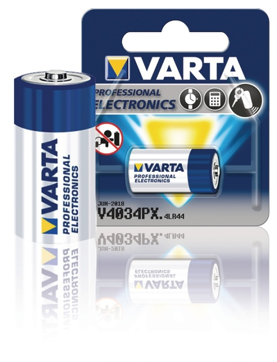 Varta Alkaline batteri LR44 | 6 V DC | 170 mAh | 1-Blister | Blå / Sølv i gruppen HJEMMEELEKTRONIK / Batterier og opladere / Batterier / Andet hos TP E-commerce Nordic AB (38-41914)
