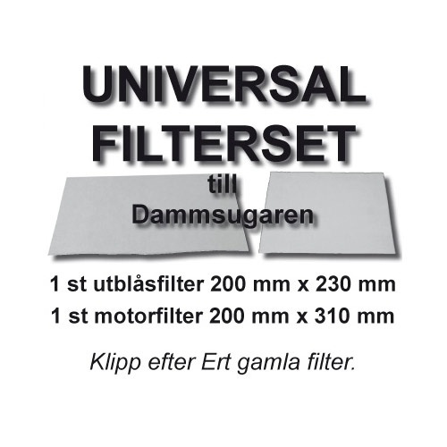 Champion Klippfilterset Universal i gruppen HJEM, HUS & HAVE / Rengøringsmidler / Støvsugere og tilbehør / Tilbehør / Filter hos TP E-commerce Nordic AB (38-42836)