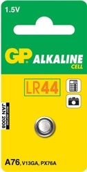 GP LR44 1,5V 1-pack i gruppen HJEMMEELEKTRONIK / Batterier og opladere / Batterier / Knapcelle hos TP E-commerce Nordic AB (38-43439)