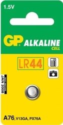 GP LR44 1,5V 1-pak i gruppen HJEMMEELEKTRONIK / Batterier og opladere / Batterier / Knapcelle hos TP E-commerce Nordic AB (38-43439)