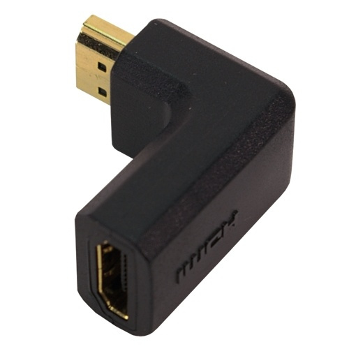 LogiLink Vinklad HDMI-adapter Ha -> ho i gruppen HJEMMEELEKTRONIK / Kabler og adaptere / HDMI / Adaptere hos TP E-commerce Nordic AB (38-43815)