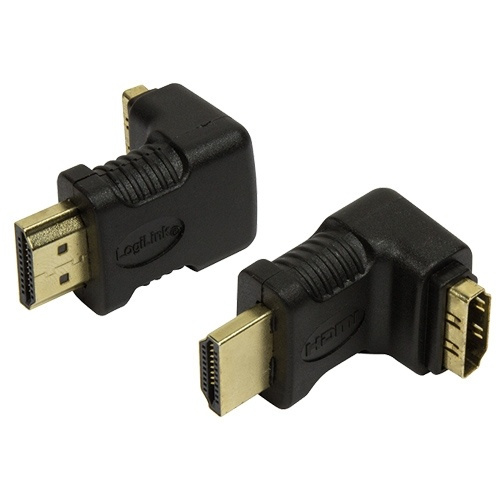LogiLink Vinklad HDMI-adapter Ha -> ho i gruppen HJEMMEELEKTRONIK / Kabler og adaptere / HDMI / Adaptere hos TP E-commerce Nordic AB (38-43817)