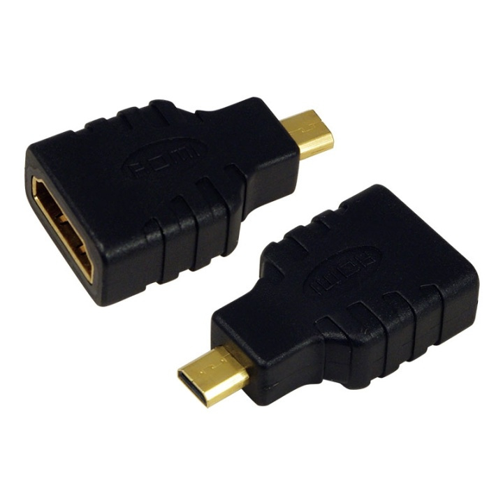 LogiLink HDMI Ho -> HDMI Micro Ha i gruppen HJEMMEELEKTRONIK / Kabler og adaptere / HDMI / Adaptere hos TP E-commerce Nordic AB (38-43818)