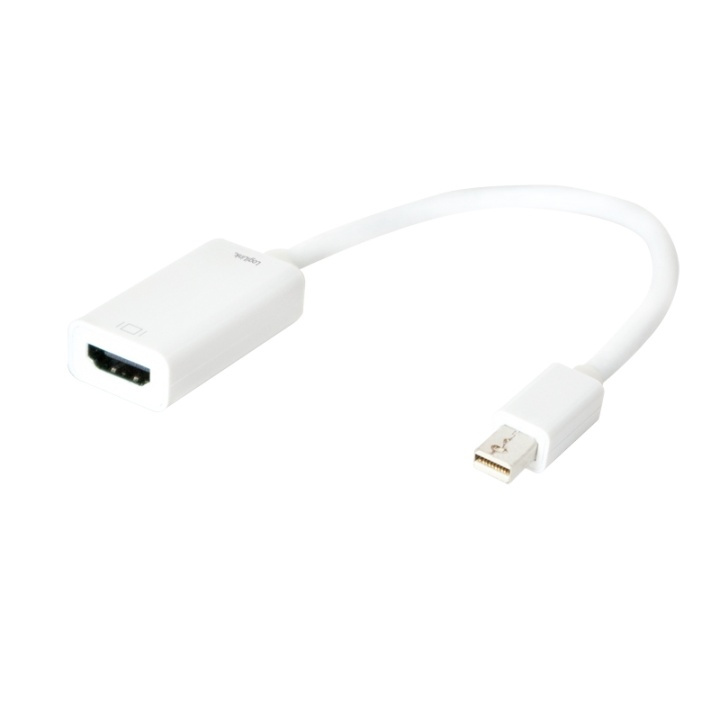 LogiLink 4K Mini DisplayPort 1.2 > HDMI i gruppen COMPUTERTILBEHØR / Kabler og adaptere / DisplayPort / Adaptere hos TP E-commerce Nordic AB (38-43830)