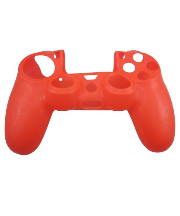 Silikonegreb til controller, Playstation 4 (rød) i gruppen HJEMMEELEKTRONIK / Spilkonsoller og tilbehør / Sony PlayStation 4 hos TP E-commerce Nordic AB (38-4585)