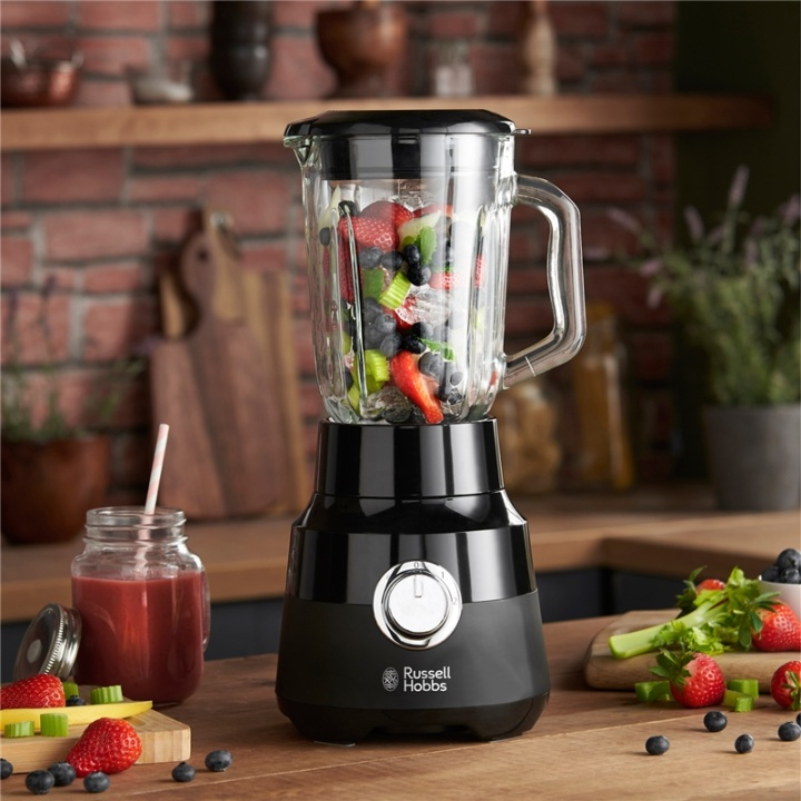 Russell Hobbs Mixer 24722-56 Black Jug Blend i gruppen HJEM, HUS & HAVE / Husholdningsapparater / Foodprocessor og køkkenassistenter / Mixer & Blender hos TP E-commerce Nordic AB (38-46031)