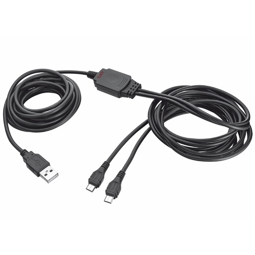 Trust GXT 222 Charge&Play Cable PS4 i gruppen COMPUTERTILBEHØR / GAMING / Gaming tilbehør hos TP E-commerce Nordic AB (38-46056)
