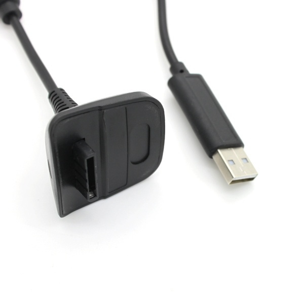 Xbox 360 Play & Charge-kabel (sort) i gruppen HJEMMEELEKTRONIK / Spilkonsoller og tilbehør / Xbox 360 hos TP E-commerce Nordic AB (38-4683)