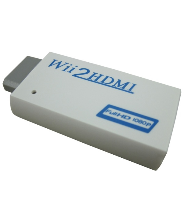 Wii till HDMI-adapter, 1080P Full-HD i gruppen HJEMMEELEKTRONIK / Spilkonsoller og tilbehør / Nintendo Wii hos TP E-commerce Nordic AB (38-4687)