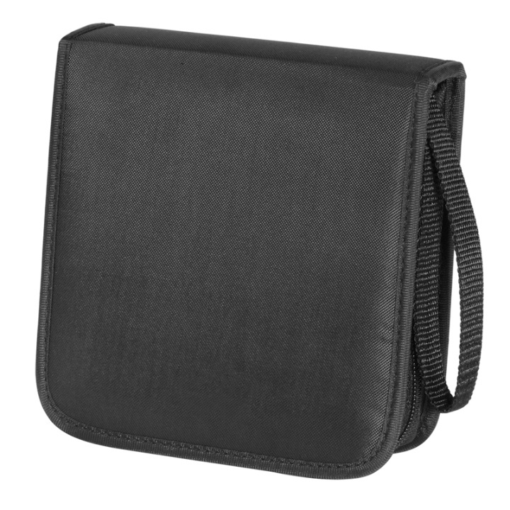 Hama CD-Väska Nylon Svart För 20 CD i gruppen HJEMMEELEKTRONIK / Lagringsmedier / CD / DVD / BD-diske / CD / DVD-opbevaring hos TP E-commerce Nordic AB (38-47289)