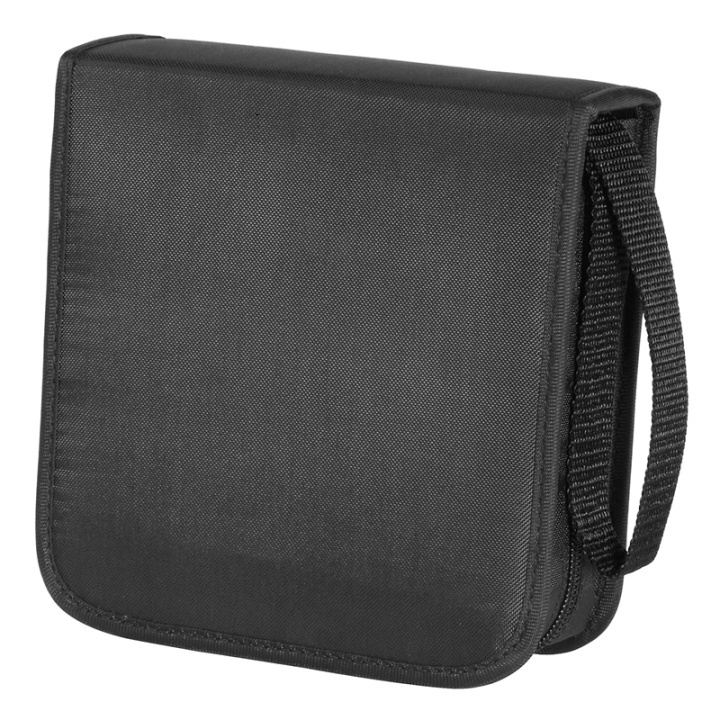 Hama CD-Väska Nylon Svart för 40 CD i gruppen HJEMMEELEKTRONIK / Lagringsmedier / CD / DVD / BD-diske / CD / DVD-opbevaring hos TP E-commerce Nordic AB (38-47290)