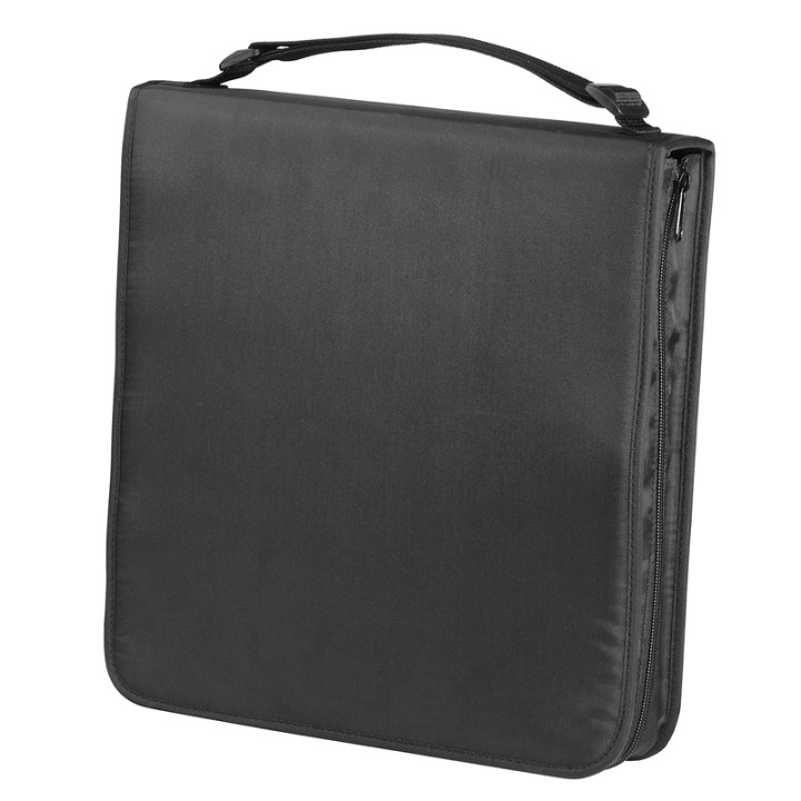 Hama CD-Väska Nylon Svart För 160 CD i gruppen HJEMMEELEKTRONIK / Lagringsmedier / CD / DVD / BD-diske / CD / DVD-opbevaring hos TP E-commerce Nordic AB (38-47293)