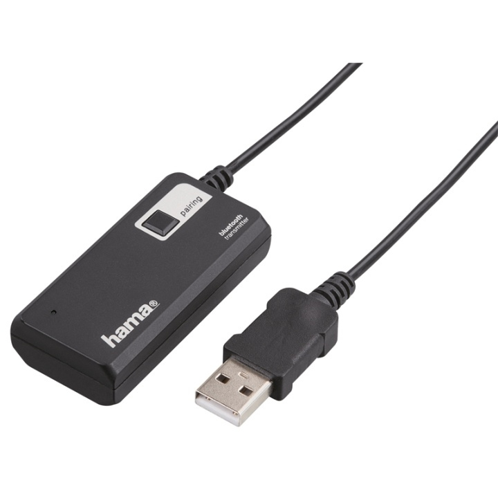 HAMA Bluetooth Adapter til 2 par Hovedtelefoner Sort i gruppen HJEMMEELEKTRONIK / Lyd & billede / Hovedtelefoner & Tilbehør / Tilbehør hos TP E-commerce Nordic AB (38-47299)