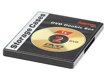 Hama DVD-Box Dobbel Sort 5-pak i gruppen HJEMMEELEKTRONIK / Lagringsmedier / CD / DVD / BD-diske / CD / DVD-opbevaring hos TP E-commerce Nordic AB (38-47343)
