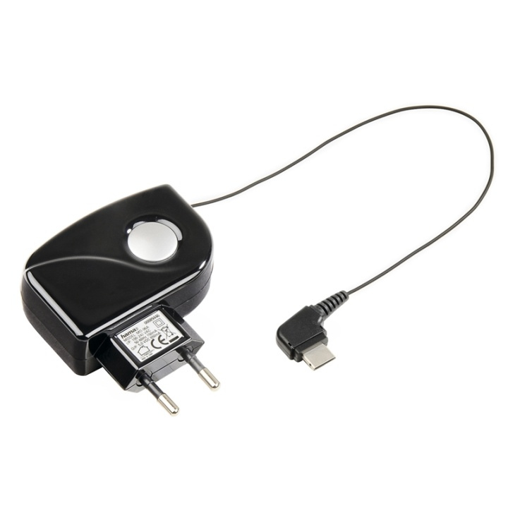Hama Laddare 220V MicroUSB Rollup Svart i gruppen SMARTPHONES & TABLETS / Opladere og kabler / Vægoplader / Vægoplader microUSB hos TP E-commerce Nordic AB (38-47439)