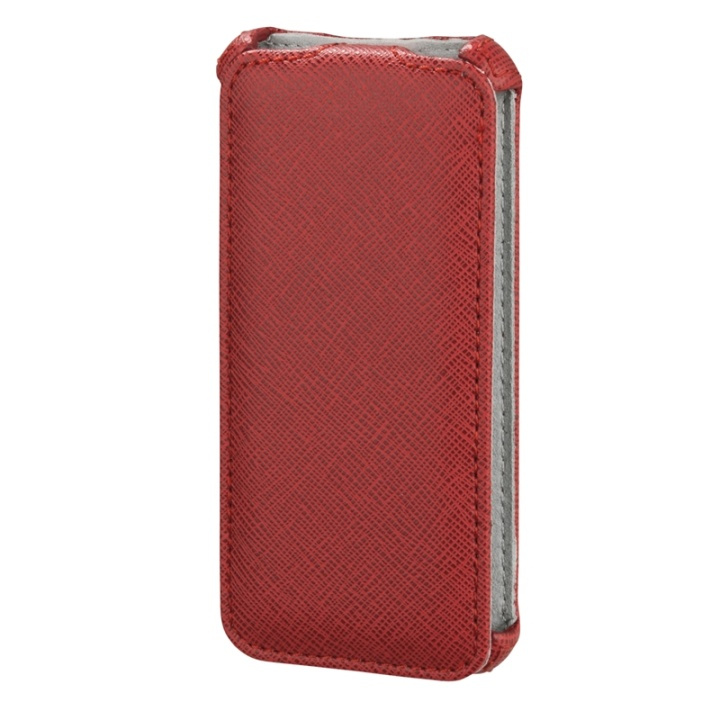 HAMA Mobiltaske iPhone 5/5s/SE Flip-Front Rød Kunstlæder i gruppen SMARTPHONES & TABLETS / Mobil Beskyttelse / Apple / iPhone 5/5S/SE / Cover hos TP E-commerce Nordic AB (38-47649)