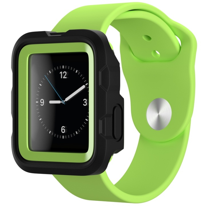 GRIFFIN Survivor Tactical Case Apple Watch 38mm Grøn i gruppen SMARTPHONES & TABLETS / Træning, hjem og fritid / Apple Watch & Tilbehør / Tilbehør hos TP E-commerce Nordic AB (38-47823)