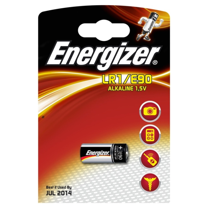 Energizer Batteri LR1/E90 Alkaline 1-pak i gruppen HJEMMEELEKTRONIK / Batterier og opladere / Batterier / Andet hos TP E-commerce Nordic AB (38-47910)