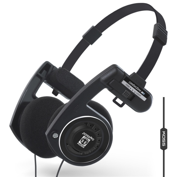 Koss Hovedtelefon Porta Pro 3.0 On-Ear Remote Dark Master Mic i gruppen HJEMMEELEKTRONIK / Lyd & billede / Hovedtelefoner & Tilbehør / Hovedtelefoner hos TP E-commerce Nordic AB (38-48081)