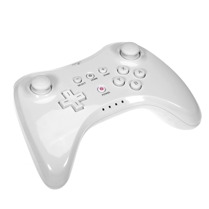 Pro Controller till Nintendo Wii U (Vit) i gruppen HJEMMEELEKTRONIK / Spilkonsoller og tilbehør / Nintendo Wii U hos TP E-commerce Nordic AB (38-4826)