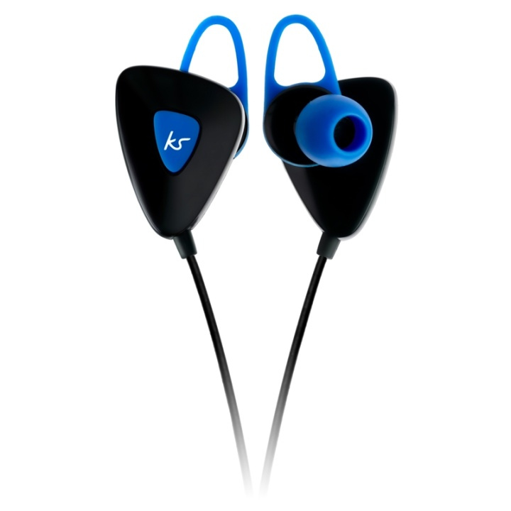 KITSOUND Hovedtelefon In-Ear Trail Sport Trådløs Blå i gruppen HJEMMEELEKTRONIK / Lyd & billede / Hovedtelefoner & Tilbehør / Hovedtelefoner hos TP E-commerce Nordic AB (38-48462)