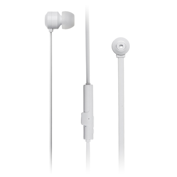 KitSound Hörlur Ribbons Vit In-Ear Trådlös Mic i gruppen HJEMMEELEKTRONIK / Lyd & billede / Hovedtelefoner & Tilbehør / Hovedtelefoner hos TP E-commerce Nordic AB (38-48475)
