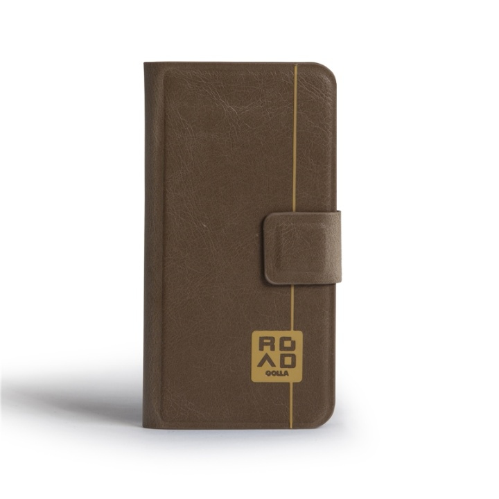 Golla Plånboksväska Road iPhone 5/5s/SE Andie Brun i gruppen SMARTPHONES & TABLETS / Mobil Beskyttelse / Apple / iPhone 5/5S/SE / Cover hos TP E-commerce Nordic AB (38-48778)