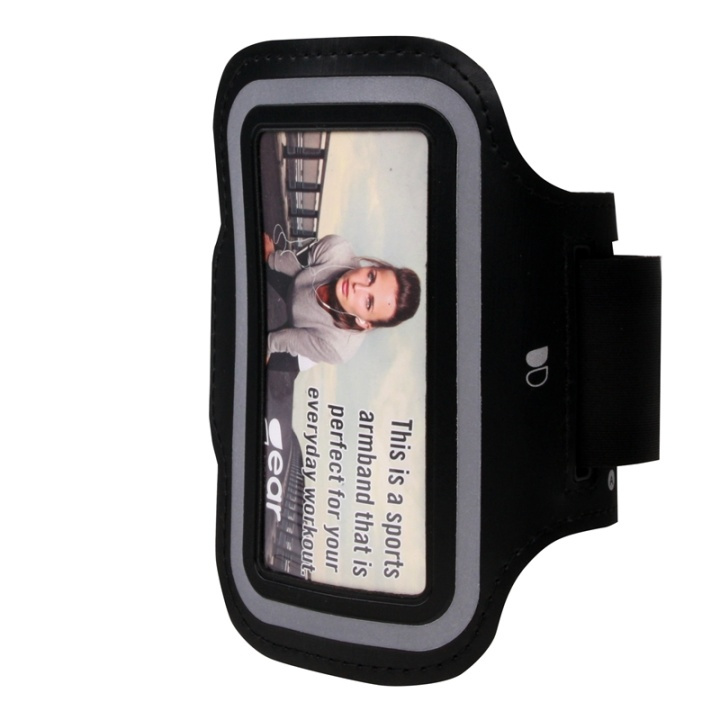 Gear Sportarmband Universal S/M Svart i gruppen SMARTPHONES & TABLETS / Træning, hjem og fritid / Sport armbånd hos TP E-commerce Nordic AB (38-48954)