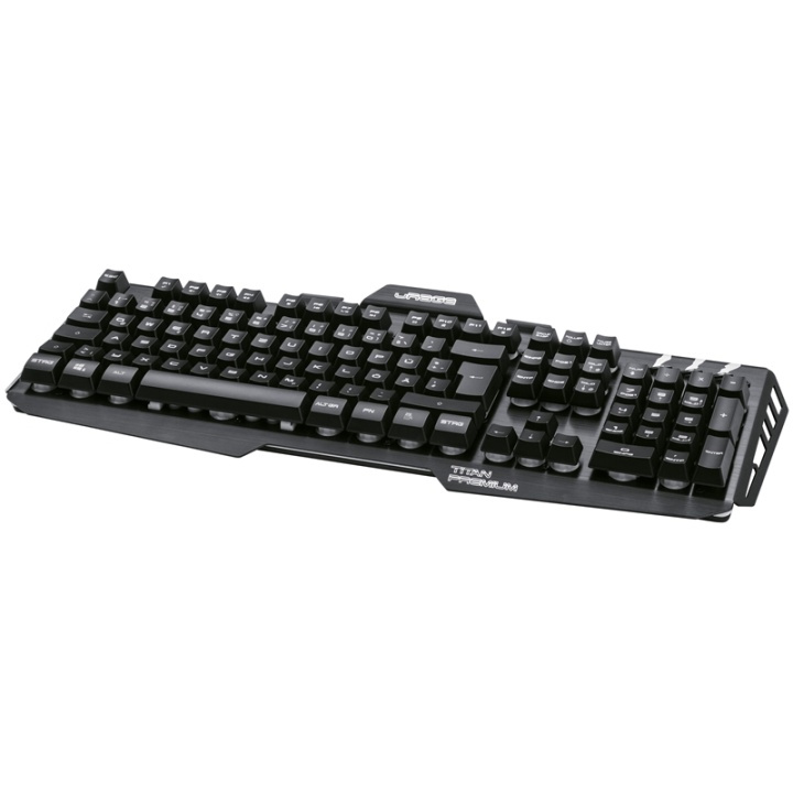 URAGE Gaming Keyboard Cyberboard Metal illuminated i gruppen COMPUTERTILBEHØR / GAMING / Tastatur hos TP E-commerce Nordic AB (38-49320)