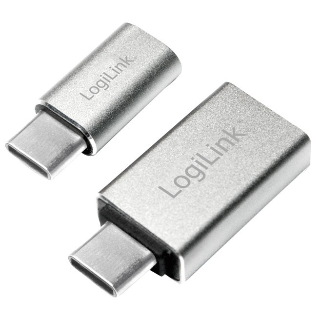 LogiLink USB-C > USB + USB-C > MicroUSB i gruppen COMPUTERTILBEHØR / Kabler og adaptere / USB / Micro-USB / Adaptere hos TP E-commerce Nordic AB (38-50210)