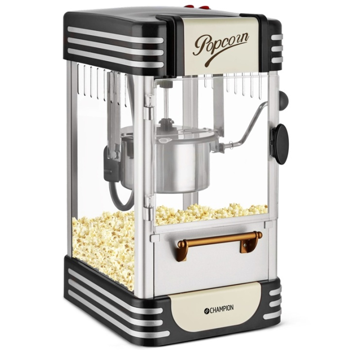 Champion Popcornmaskin Retro, Black Edition i gruppen HJEM, HUS & HAVE / Husholdningsapparater / Popcorn maskiner hos TP E-commerce Nordic AB (38-50306)