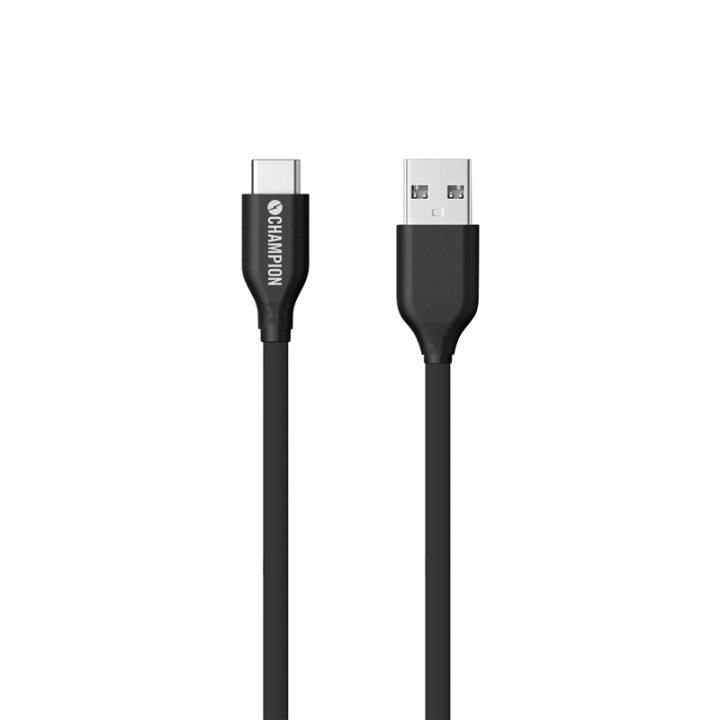 Champion USB 2.0 C till A, 1m i gruppen SMARTPHONES & TABLETS / Opladere og kabler / Kabler / Kabler Type C hos TP E-commerce Nordic AB (38-51314)