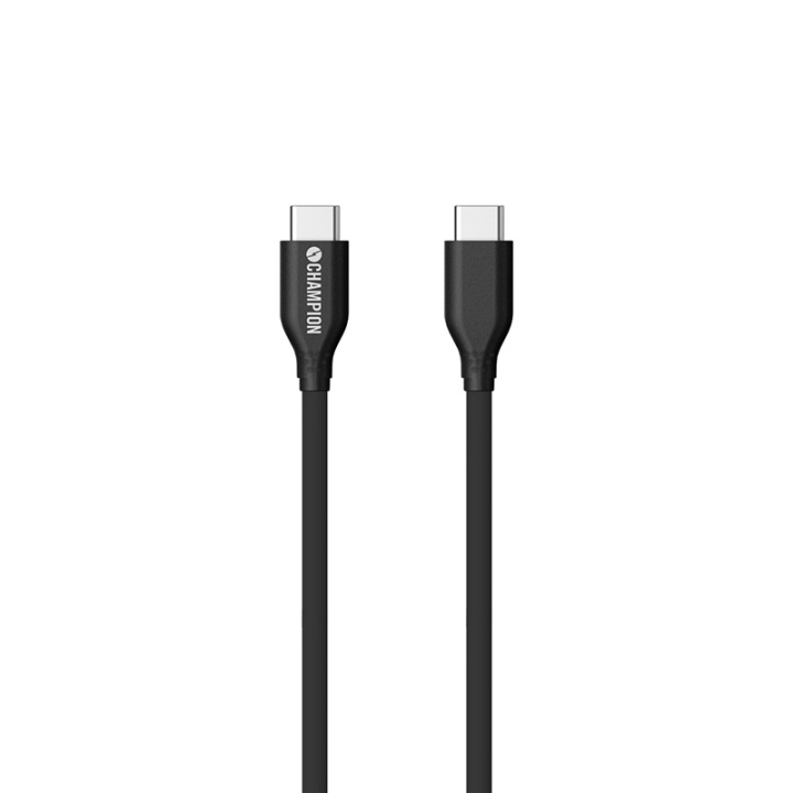 Champion USB 2.0 C till C, 1m i gruppen SMARTPHONES & TABLETS / Opladere og kabler / Kabler / Kabler Type C hos TP E-commerce Nordic AB (38-51316)