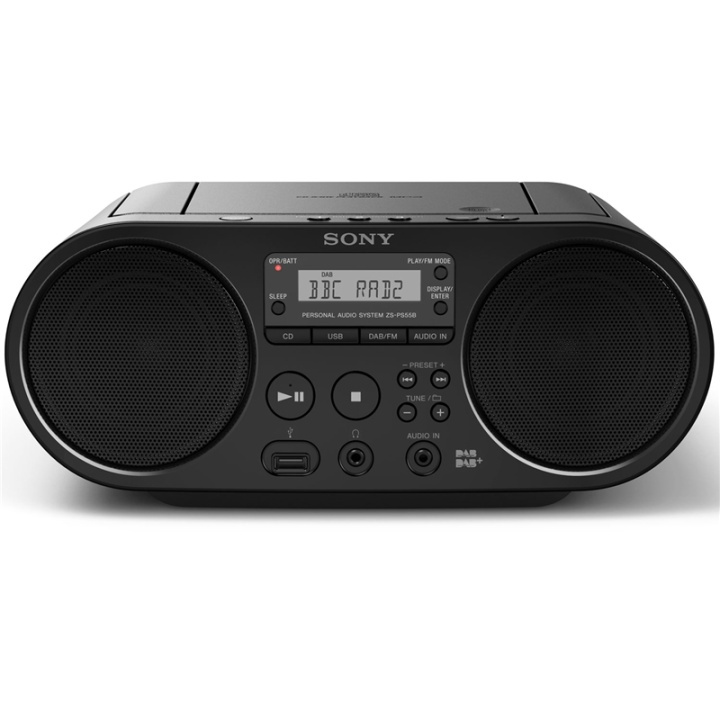Sony Boombox CD/FM/DAB+/USB i gruppen HJEMMEELEKTRONIK / Lyd & billede / Hjemmebiograf, HiFi & Bærbar / Bærbar musikafspiller / CD-afspiller hos TP E-commerce Nordic AB (38-52085)