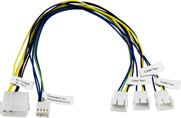 Akasa blæseradapterkabel til et kunne tilslutte 1xCPU- & 2xChassie-bl i gruppen COMPUTERTILBEHØR / Kabler og adaptere / Interne / Strømkabler og adaptere hos TP E-commerce Nordic AB (38-52585)