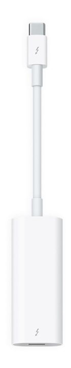 Apple Thunderbolt 3 to Thunderbolt 2 adapter, 1xUSB-C male, white i gruppen COMPUTERTILBEHØR / Kabler og adaptere / Apple Thunderbolt hos TP E-commerce Nordic AB (38-52645)