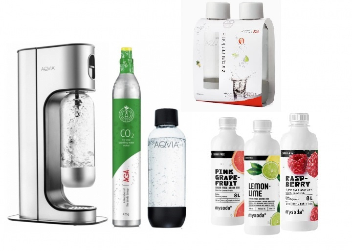 AGA Aqvia Exclusive Steel Black Paket i gruppen HJEM, HUS & HAVE / Husholdningsapparater / Vand & Juice / Kulsyremaskiner / Kulsyremaskiner hos TP E-commerce Nordic AB (38-5273PKT)