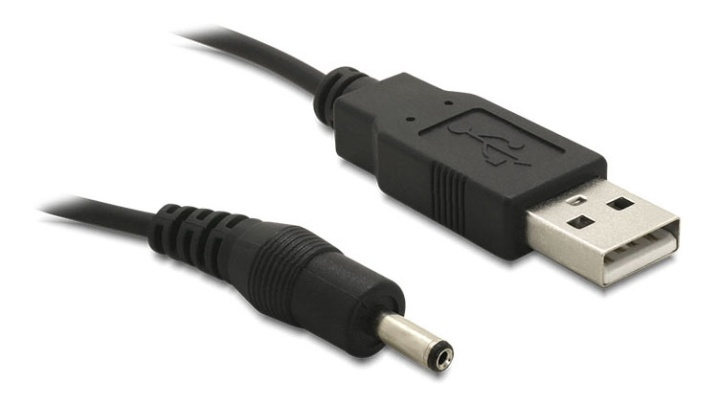 DeLOCK USB power cable, USB 2.0 Type A ma, DC 3,5x1,35mm, 1,5m, black i gruppen COMPUTERTILBEHØR / Kabler og adaptere / Øvrige computer kabler hos TP E-commerce Nordic AB (38-53031)