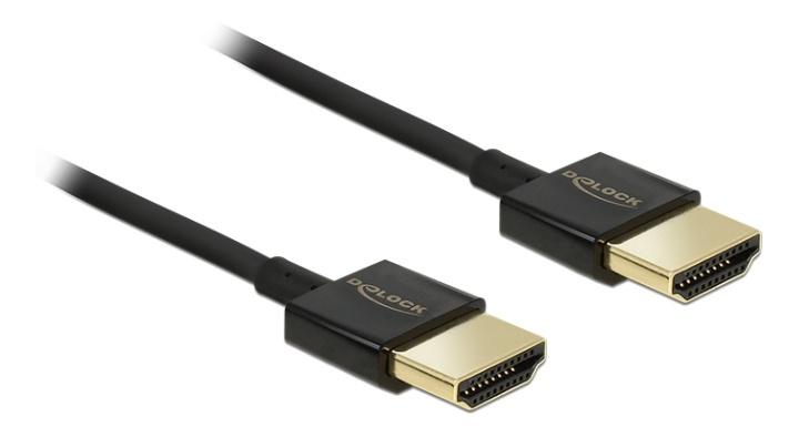 Delock Cable High Speed HDMI with Ethernet - HDMI-A male > HDMI-A male i gruppen HJEMMEELEKTRONIK / Kabler og adaptere / HDMI / Kabler hos TP E-commerce Nordic AB (38-53074)