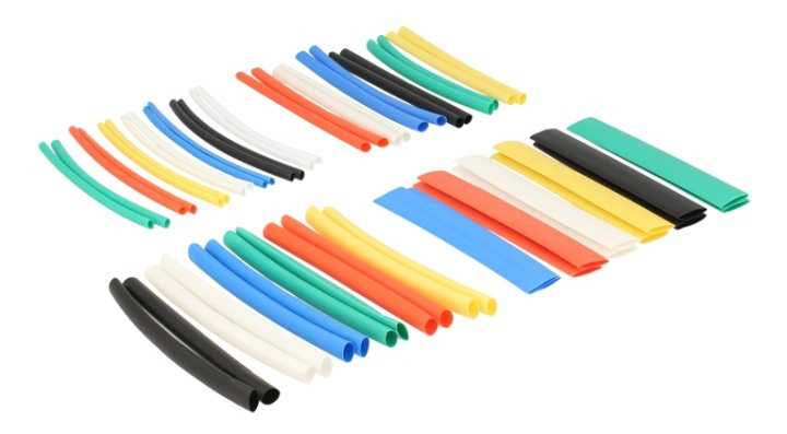 DeLOCK Heat shrink tube set 50 pieces assorted colours i gruppen COMPUTERTILBEHØR / Computerkomponenter / Værktøj og montage hos TP E-commerce Nordic AB (38-53088)