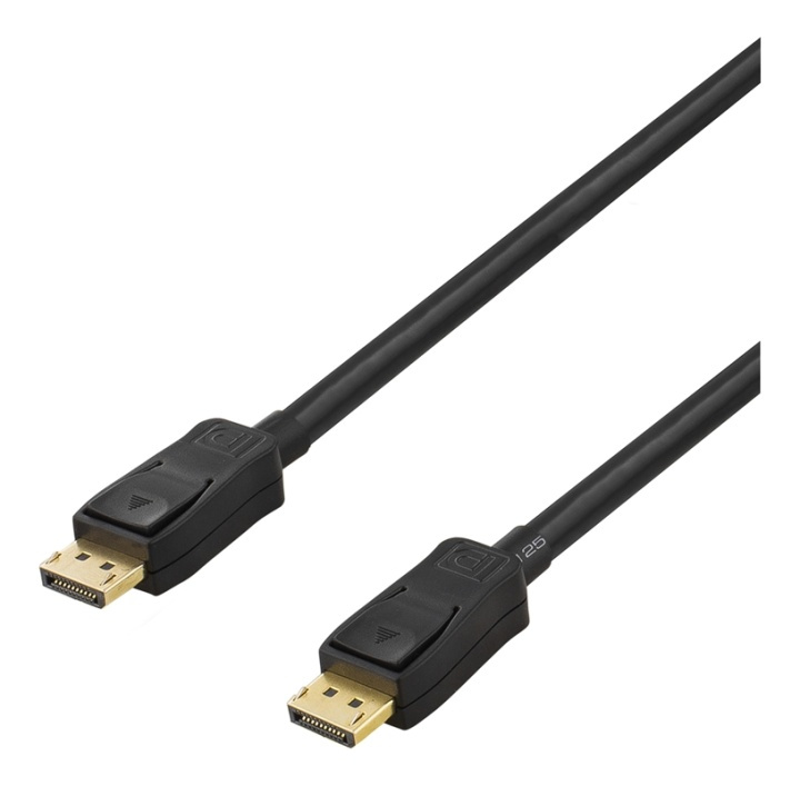DELTACO DisplayPort monitor cable, 20-pin m - m, 20m, black i gruppen COMPUTERTILBEHØR / Kabler og adaptere / DisplayPort / Kabler hos TP E-commerce Nordic AB (38-53319)