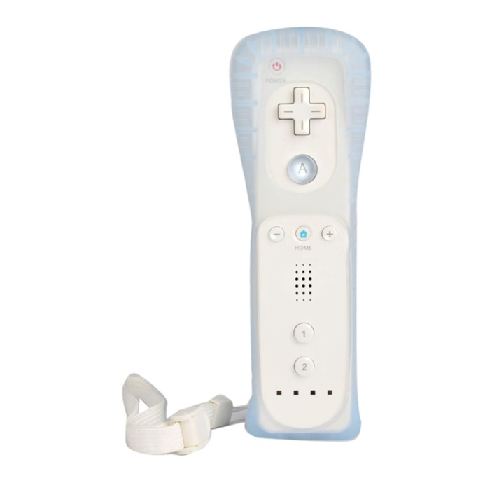 Remote till Wii/Wii U, Vit i gruppen HJEMMEELEKTRONIK / Spilkonsoller og tilbehør / Nintendo Wii hos TP E-commerce Nordic AB (38-5366)