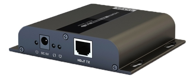 HDMI extension over Ethernet, HDbitT, 120m, UHD, IR, black i gruppen HJEMMEELEKTRONIK / Kabler og adaptere / HDMI / Adaptere hos TP E-commerce Nordic AB (38-53930)