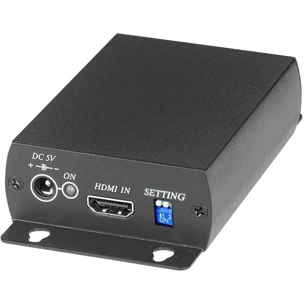 Signalkonverter fra HDMI til HD-SDI, BNC, PAL/NTSC/720p/1080p, sort i gruppen COMPUTERTILBEHØR / Kabler og adaptere / Signalomformer hos TP E-commerce Nordic AB (38-54075)