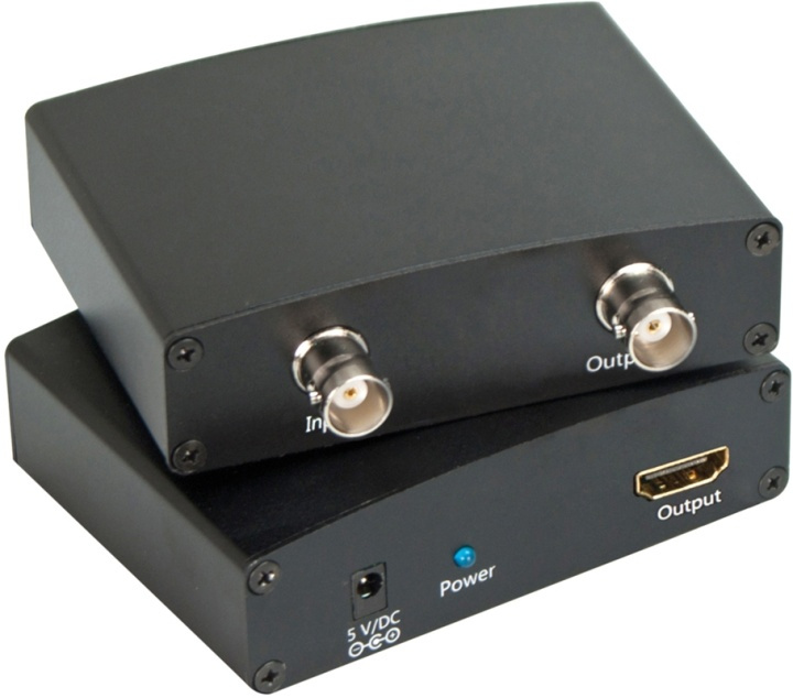Signalkonverter fra HD-SDI til HDMI, BNC, med SDI Loop Out-funktion, s i gruppen HJEMMEELEKTRONIK / Kabler og adaptere / HDMI / Adaptere hos TP E-commerce Nordic AB (38-54079)