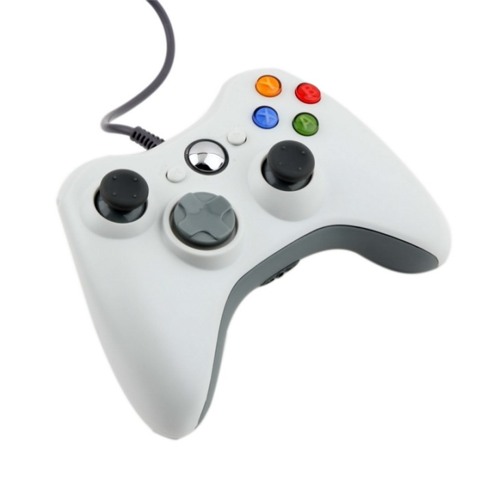Handkontroll till Xbox 360 (Vit) i gruppen HJEMMEELEKTRONIK / Spilkonsoller og tilbehør / Xbox 360 hos TP E-commerce Nordic AB (38-5417)