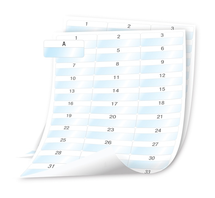 DYMO XTL Laminated Wire/Cable Wrap Sheet Labels, 54x23mm i gruppen COMPUTERTILBEHØR / Printere og tilbehør / Printere / Labelmaskiner og tilbehør / Etiketter hos TP E-commerce Nordic AB (38-54381)