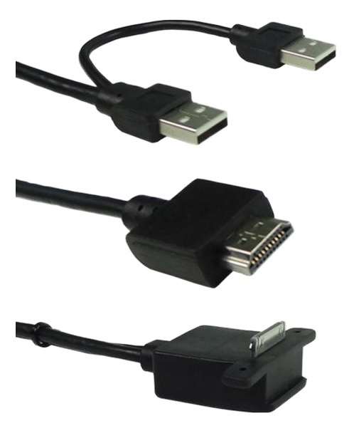 GeChic 1503 dockport cable, 1,2m cable length, black i gruppen HJEMMEELEKTRONIK / Kabler og adaptere / HDMI / Adaptere hos TP E-commerce Nordic AB (38-54458)