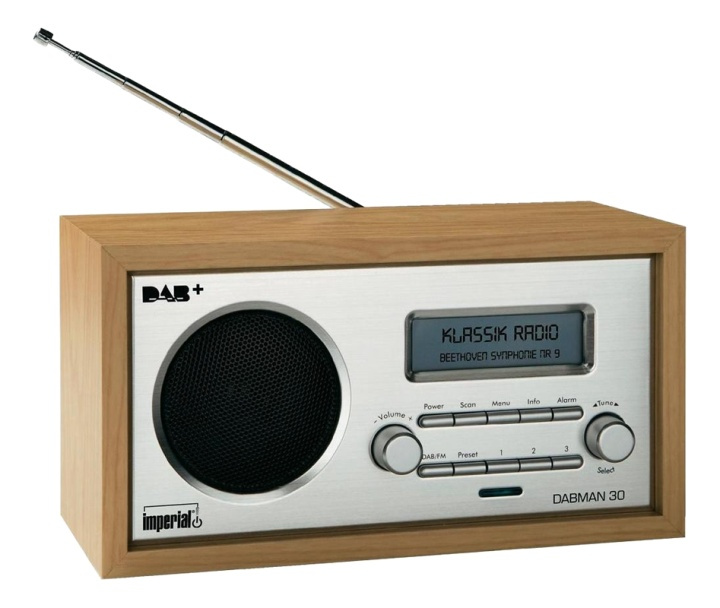 IMPERIAL DABMAN 30 Wood i gruppen HJEMMEELEKTRONIK / Lyd & billede / Hjemmebiograf, HiFi & Bærbar / Radio og vækkeure / Radio hos TP E-commerce Nordic AB (38-54702)